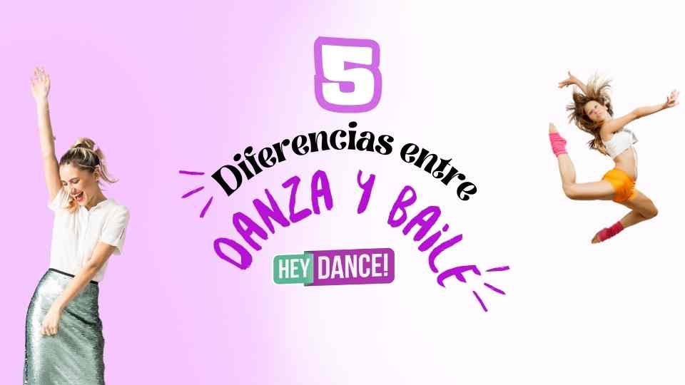 ¿Cuál es la diferencia entre danza y baile?